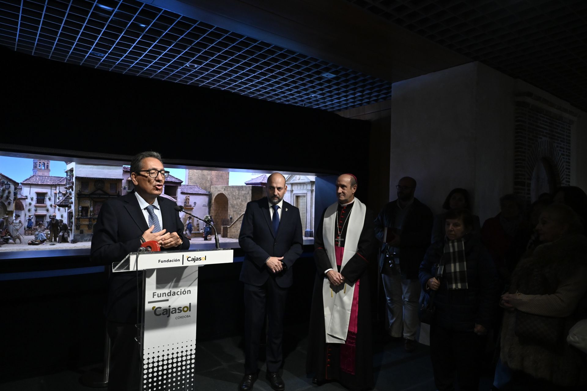 El belén de la Fundación Cajasol en Córdoba, en imágenes