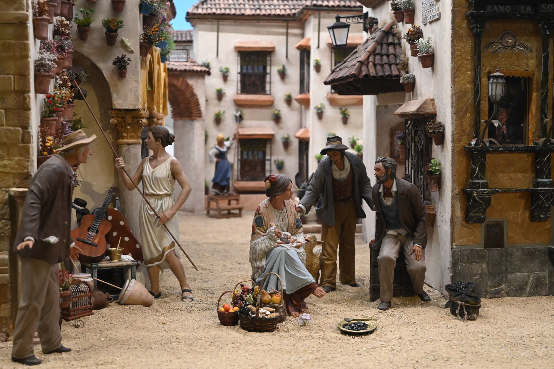 El belén de la Fundación Cajasol en Córdoba, en imágenes