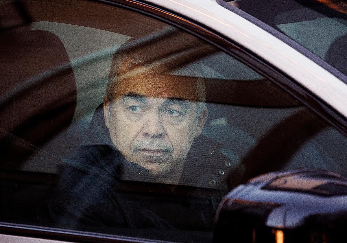 Santos Cerdán acudió el lunes 1 de diciembre a los juzgados de Tafalla, en Navarra