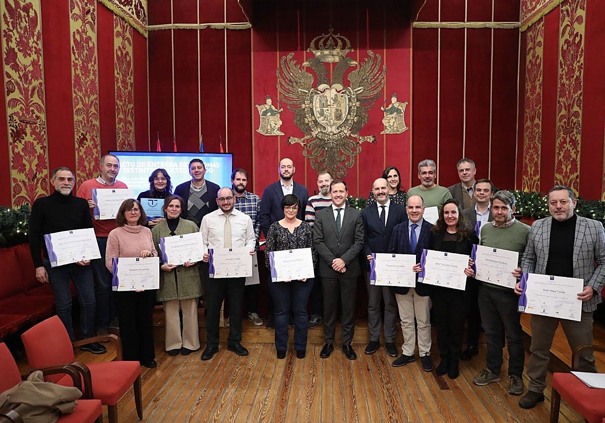 Reconocidos con distintivo SICTED en Toledo