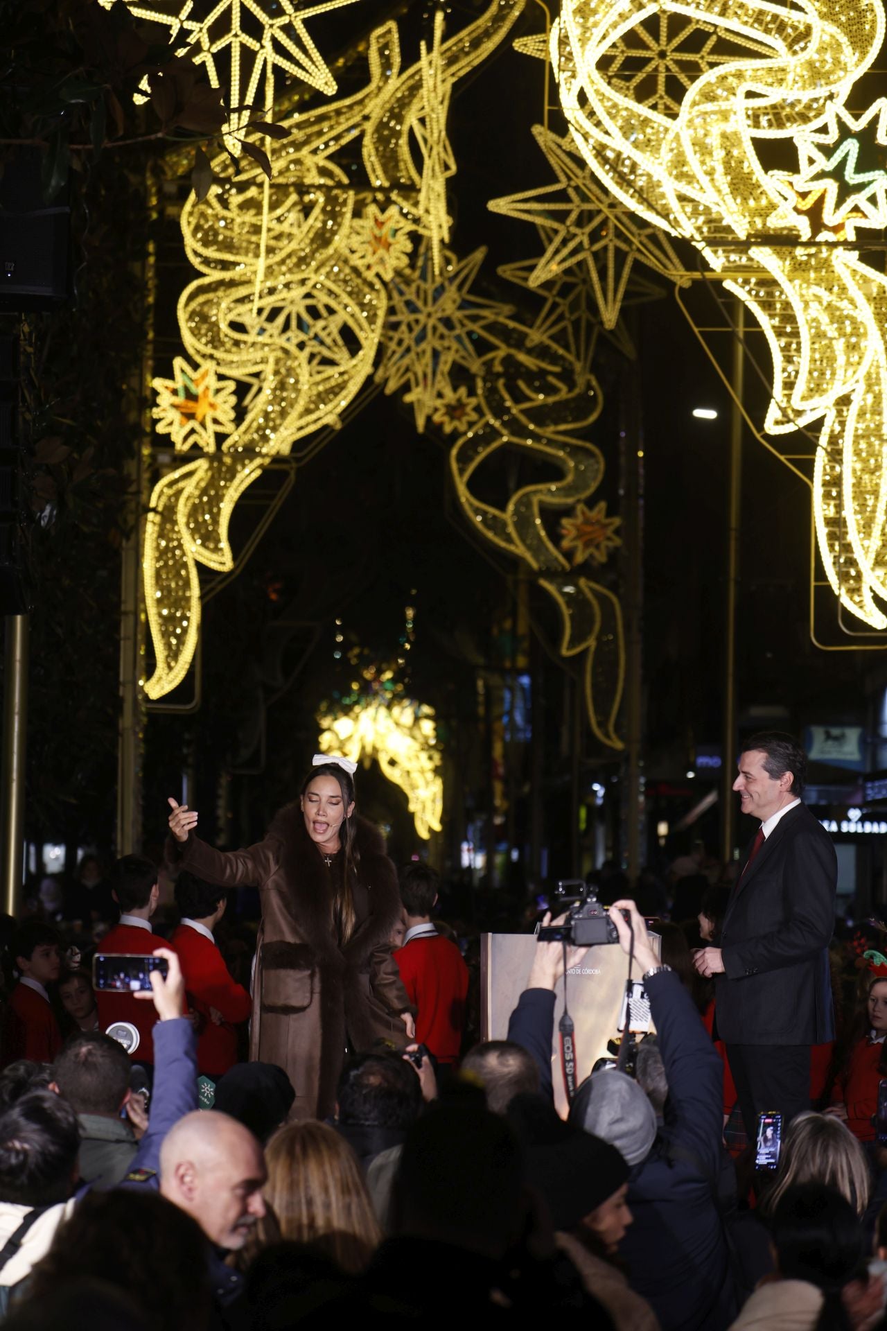 El encendido del espectáculo de luz y música de Córdoba, en imágenes