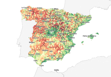 Mapa | España se acerca a los 50 millones de habitantes: municipios ganadores y perdedores