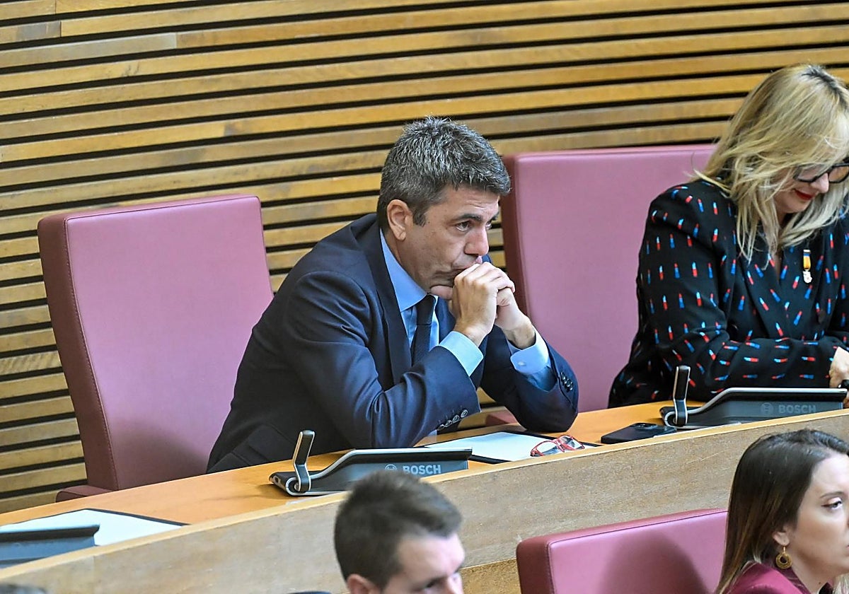 Imagen del expresidente de la Generalitat Valenciana Carlos Mazón