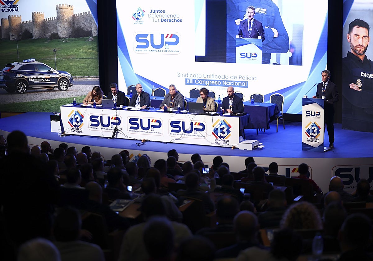 Alberto Núñez Feijóo ha intervenido en el Congreso nacional del SUP que se celebra en Toledo