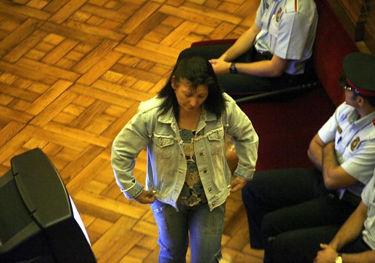 Remedios Sánchez, en el juicio que se celebró en 2008 en la Audiencia de Barcelona