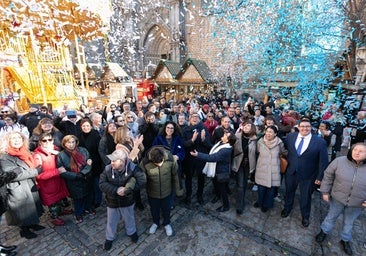 Un árbol lleno de deseos en Toledo para celebrar el Día de las Personas con Discapacidad: «Pedimos salud y empleo, como todo el mundo»
