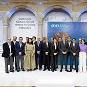 Asistentes al centenario de la Cámara Oficial Mineira de Galicia