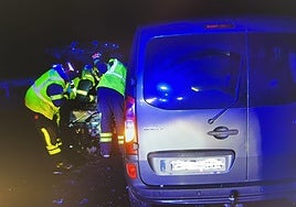 Muere una mujer en Orense en un accidente de tráfico y su marido al conocer la noticia