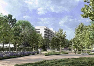 La recreación de la reforma de la parcela privada