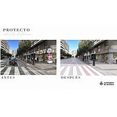 Aceras sin aparcabicis, más bancos y papeleras o alcorques ampliados: la reforma de la calle Colón en Valencia