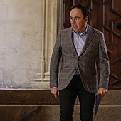 Juanfran Pérez Llorca, este miércoles, en el Palau de la Generalitat