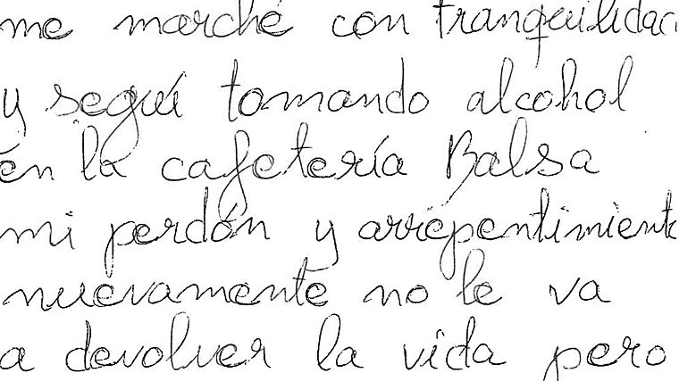 Otro extracto de la carta