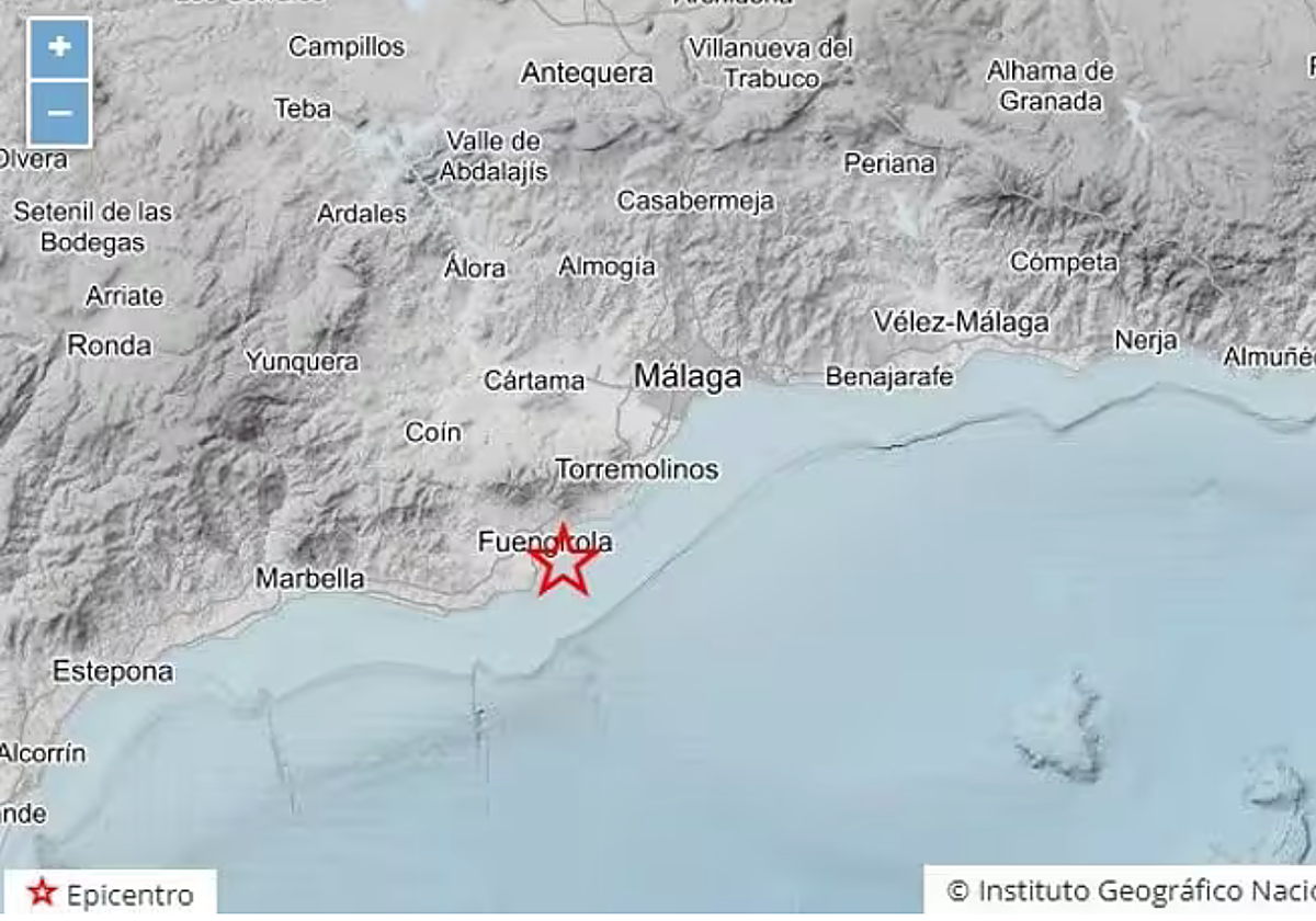 El terremoto de este viernes 5 de diciembre ha tenido epicentro en Fuengirola