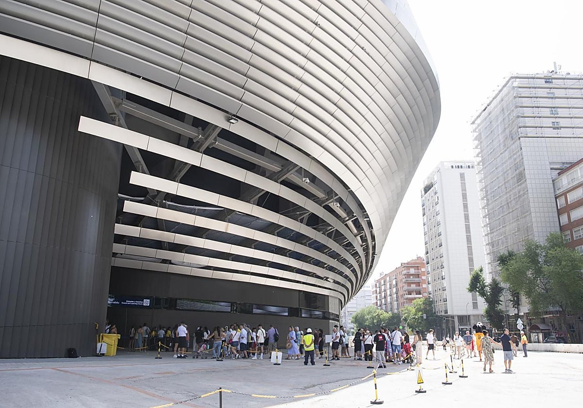 El estadio Santiago Bernabéu