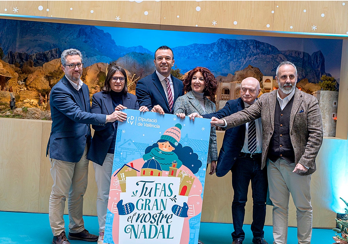 Presentación de la campaña de Navidad de la Diputación de Valenciana