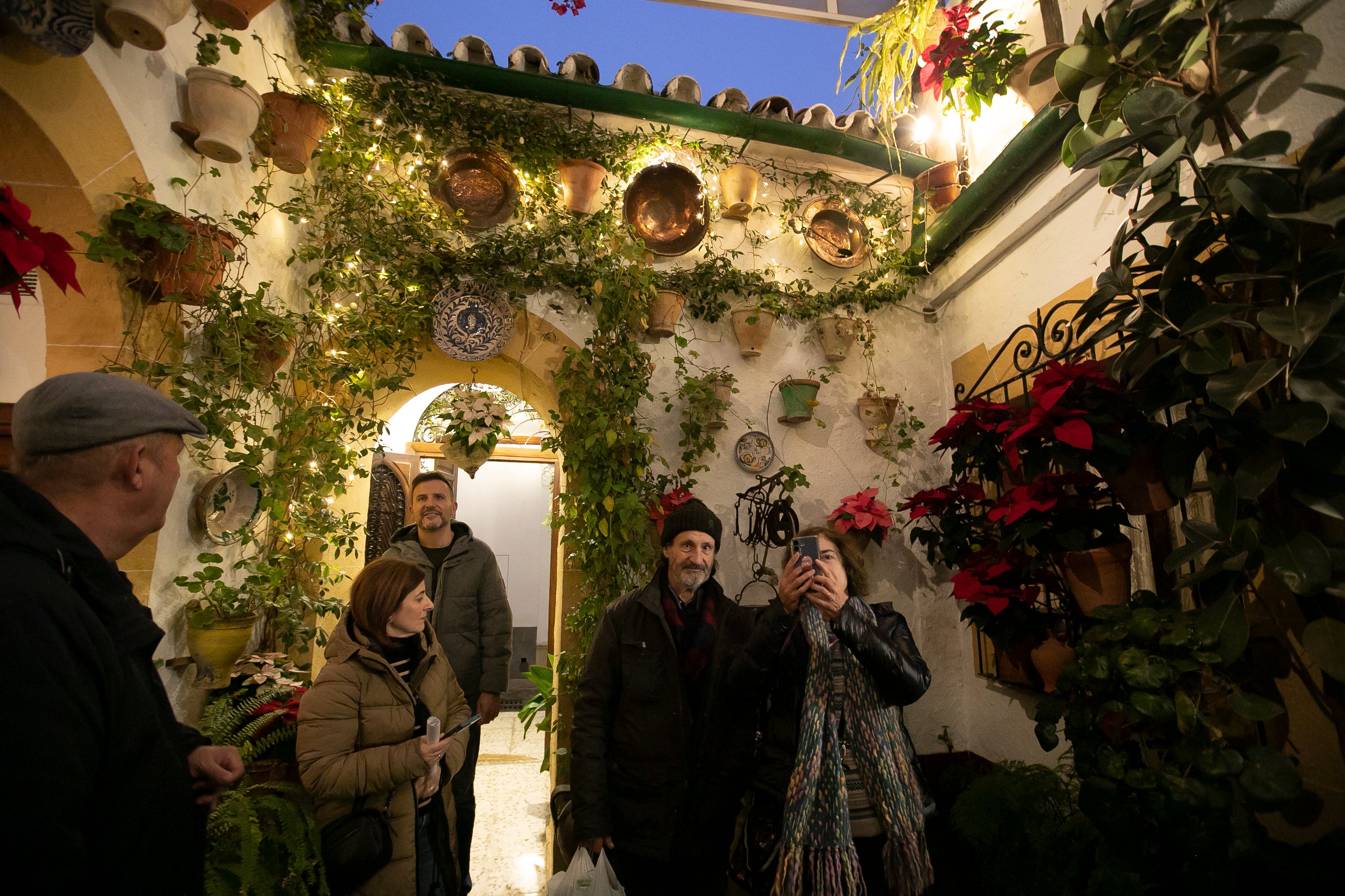 El aire navideño de los patios de Córdoba, en imágenes