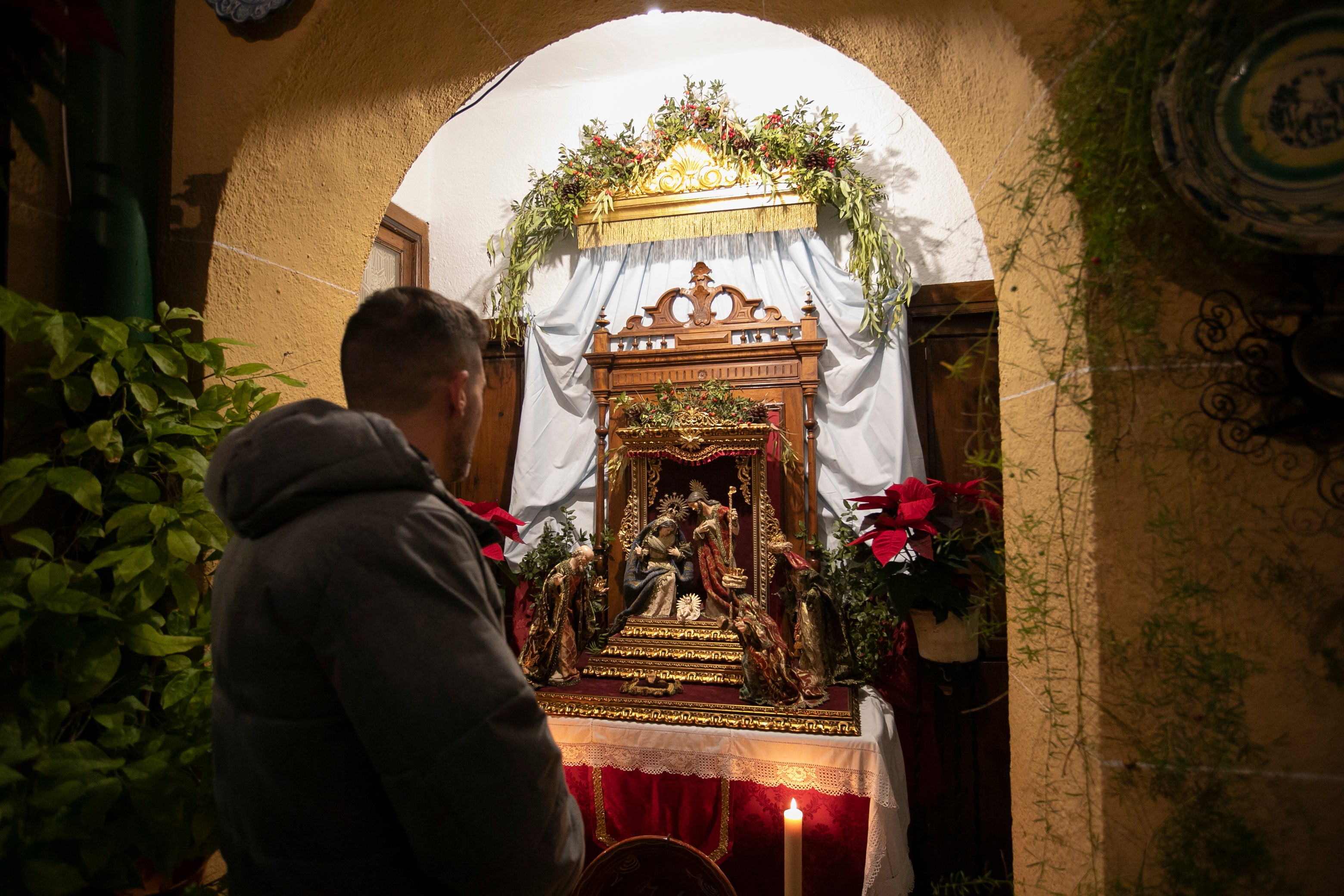 El aire navideño de los patios de Córdoba, en imágenes