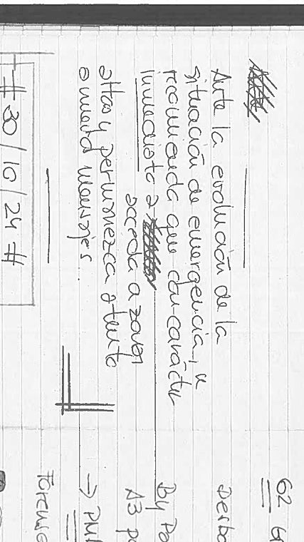 Text from Jorge Suarez's notebook