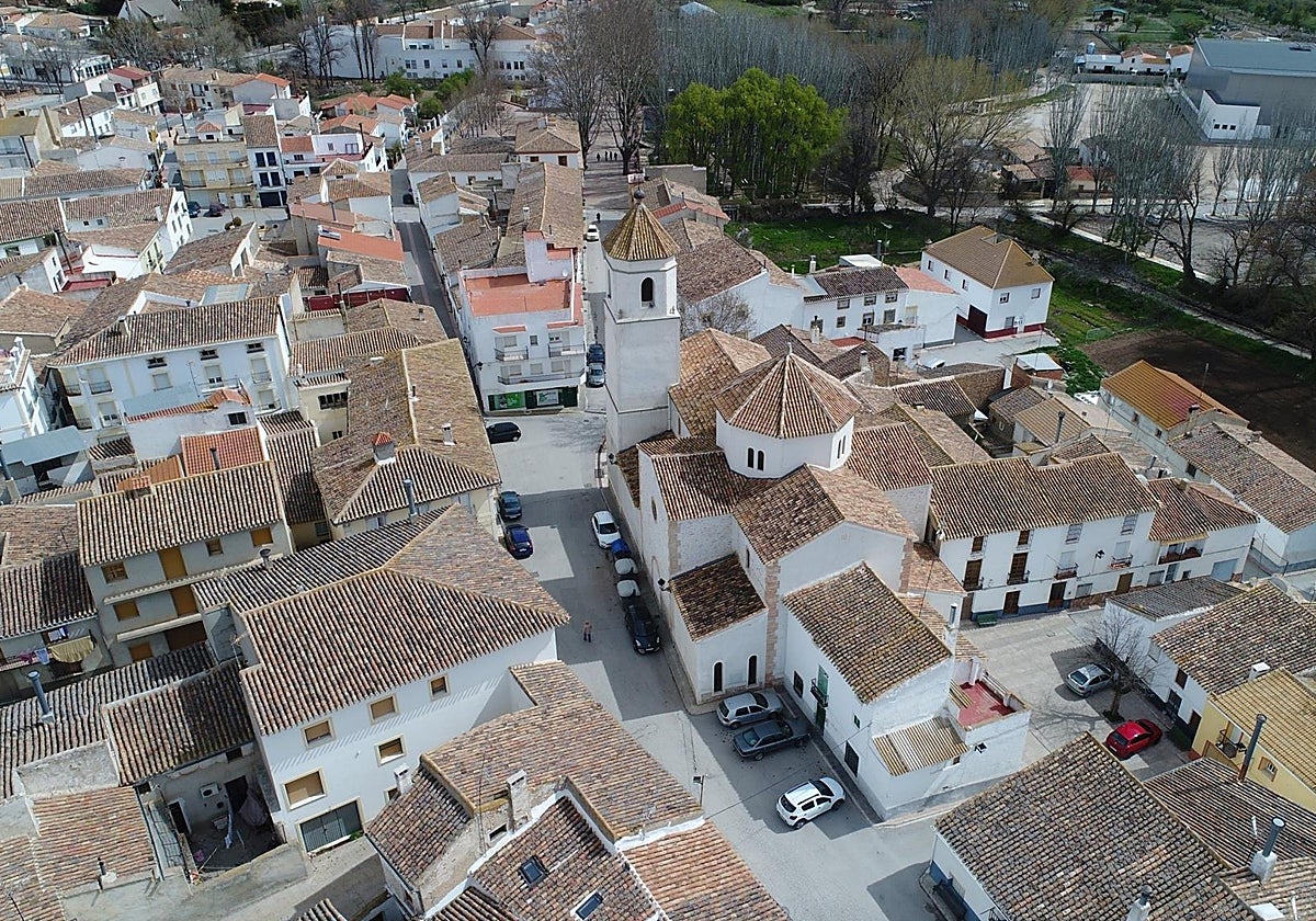 Vista del pueblo de Chirivel en el norte de la provincia de Almería