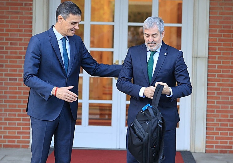 Coalición Canaria se plantea retirar su apoyo a Sánchez por excluir a Clavijo de la cumbre con Marruecos