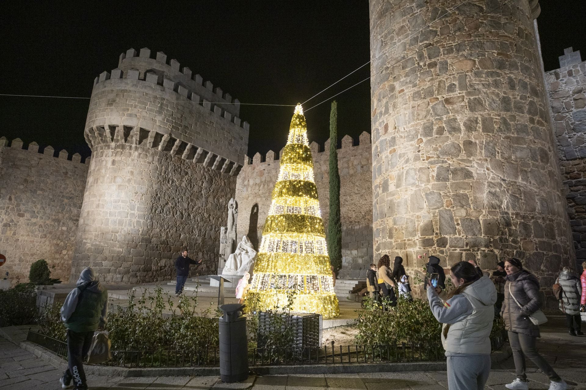 Decoración navideña en Ávila