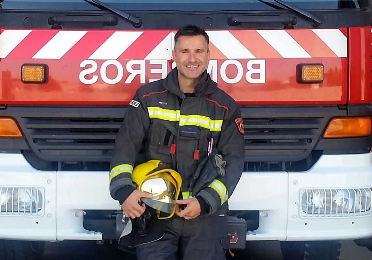 Javier Rodríguez fue el primer en intervenir en el siniestro, ese día libraba