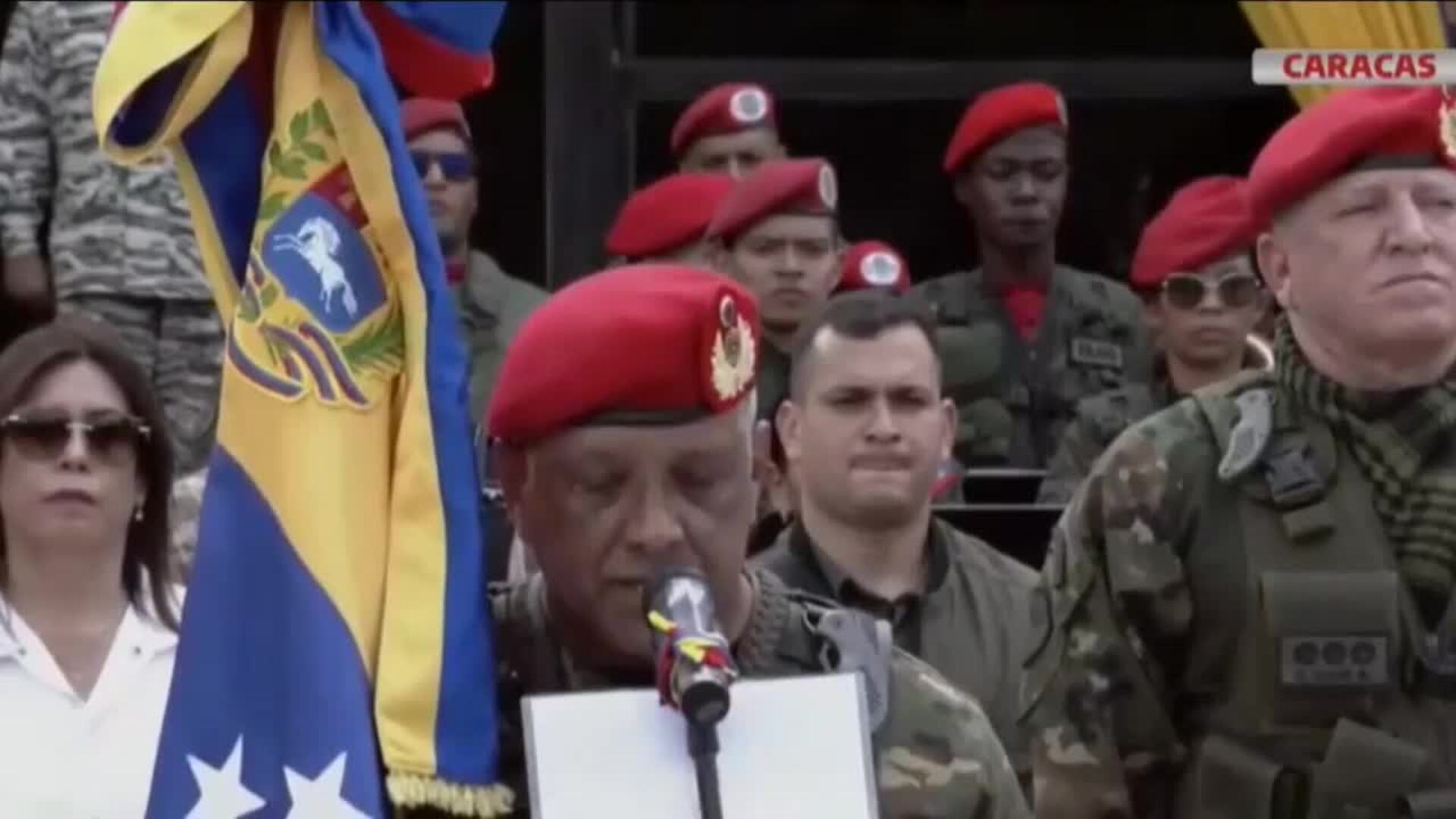 Venezuela juramenta a unos 1.000 militares para hacer frente a &quot;cualquier circunstancia&quot;