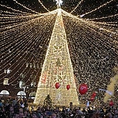 Luces de Navidad en León capital