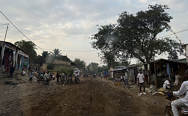 Badara, suburbio de Kinshasa, en la República Democrática del Congo