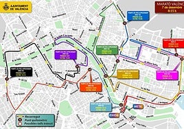 Calles cortadas y líneas de la EMT suprimidas por el Maratón de Valencia este domingo 7 de diciembre