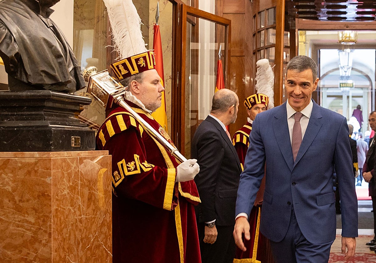 El presidente del Gobierno, Pedro Sánchez