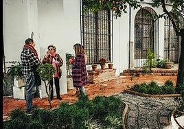 El patio-jardín de la casa natal de Julio Romero de Torres abre por Navidad con entrada gratuita y pintura en vivo