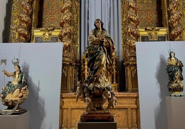 La bellísima Inmaculada Concepción de la iglesia de San Pedro Apóstol de Priego, expuesta en Granada