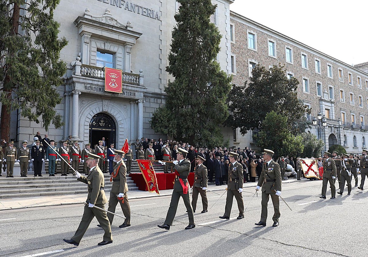 Desfile militar con motivo de la Patrona del Arma de Infantería, la Virgen de la Inmaculada Concepción