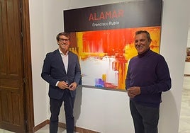El artista Francisco Rubio presenta en la Diputación de Alicante su innovadora producción y su pasión por el arte
