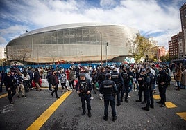 El dispositivo de seguridad para el Real Madrid-Manchester City contará con más de 1.700 efectivos