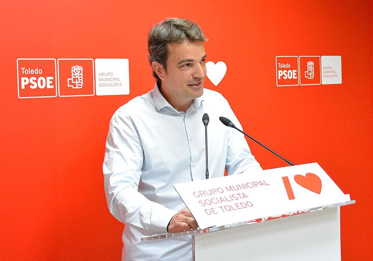 Pablo García, viceportavoz socialista en el Ayuntamiento de Toledo