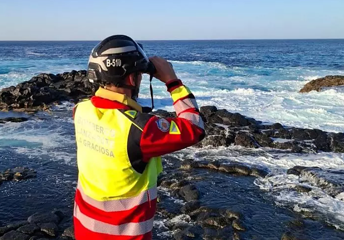 Los servicios de emergencias durante el dispositivo de búsqueda del italiano desaparecido