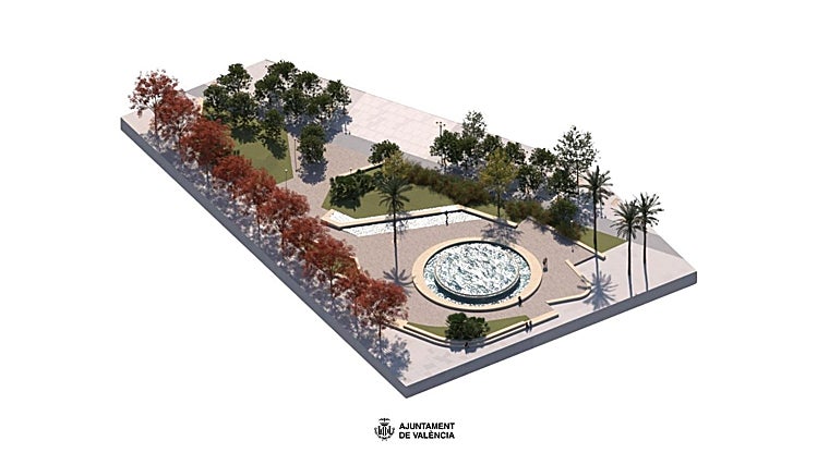 Imagen del anteproyecto de la reforma integral de la plaza del Ayuntamiento