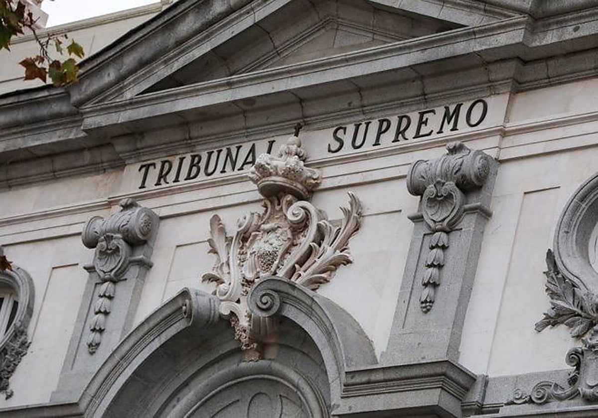 Fachada del Tribunal Supremo, imagen de archivo