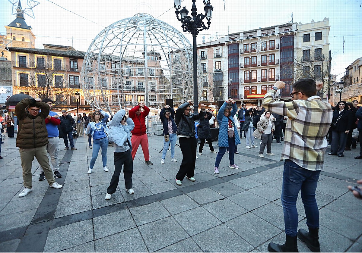 'Flashmob' organizado por el movimiento Diversitas j