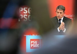 José Ramón Gómez Besteiro, este martes en rueda de prensa