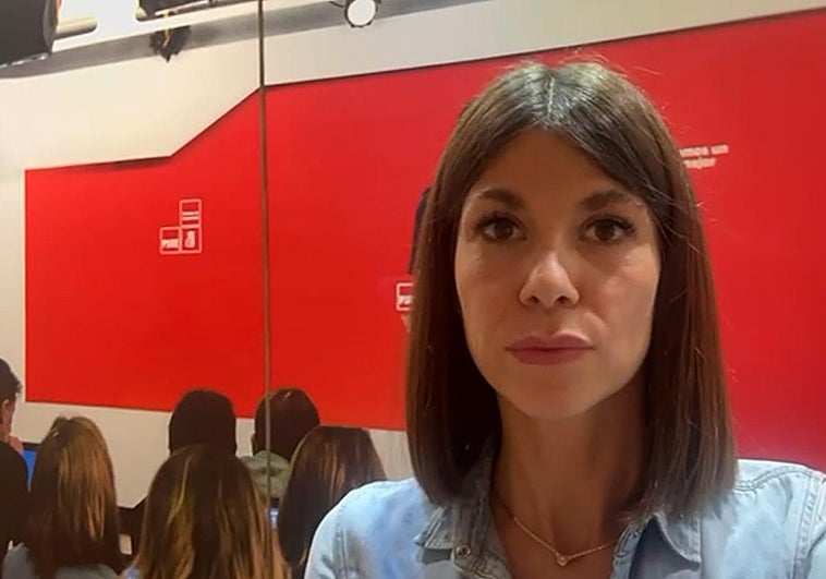 Ainhoa Martínez: «Gallardo hunde el suelo del PSOE»