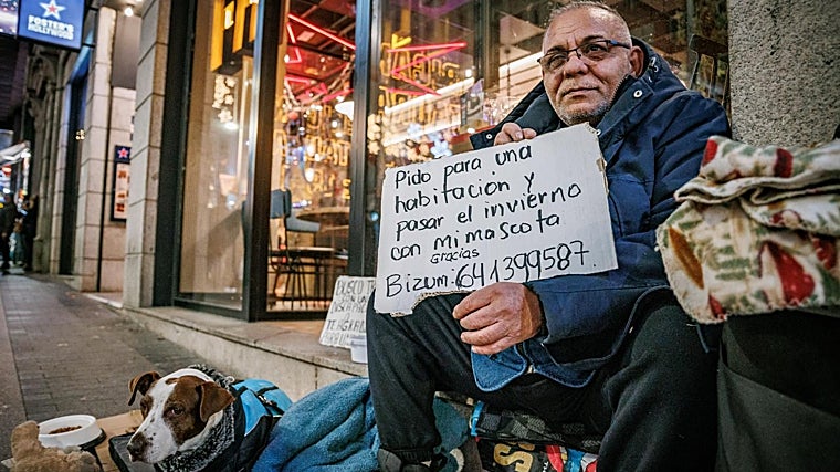 Ion with his dog Ronda