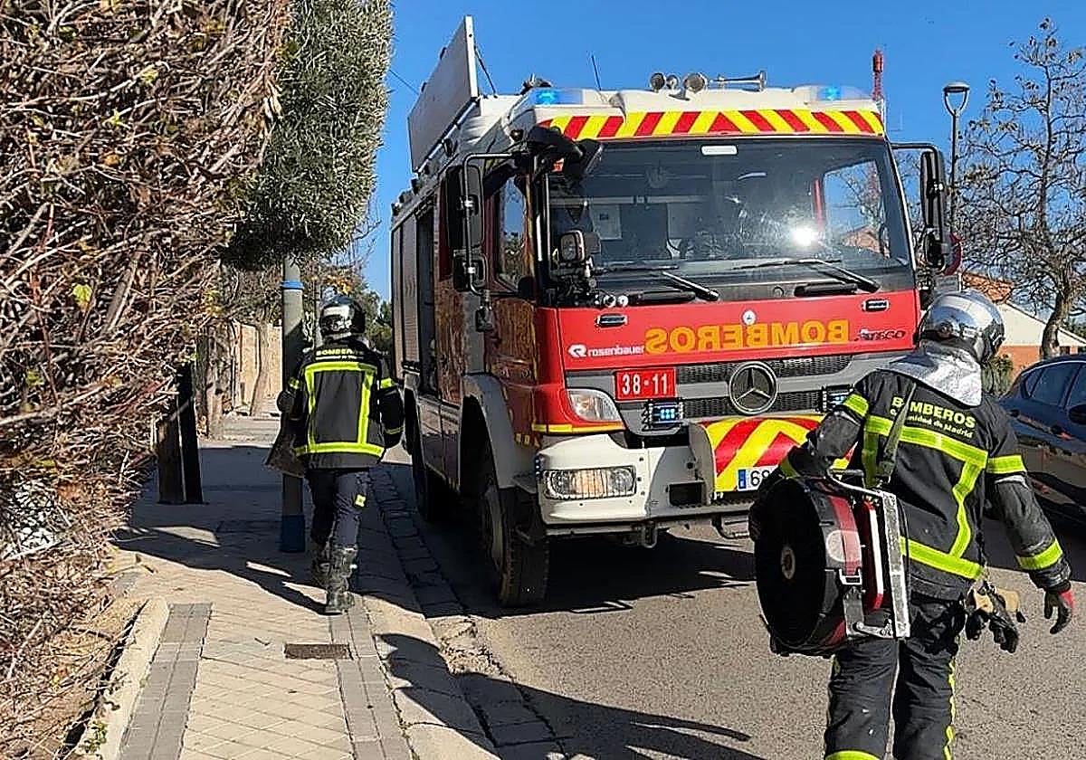 Foto de recurso de los bomberos de Madrid