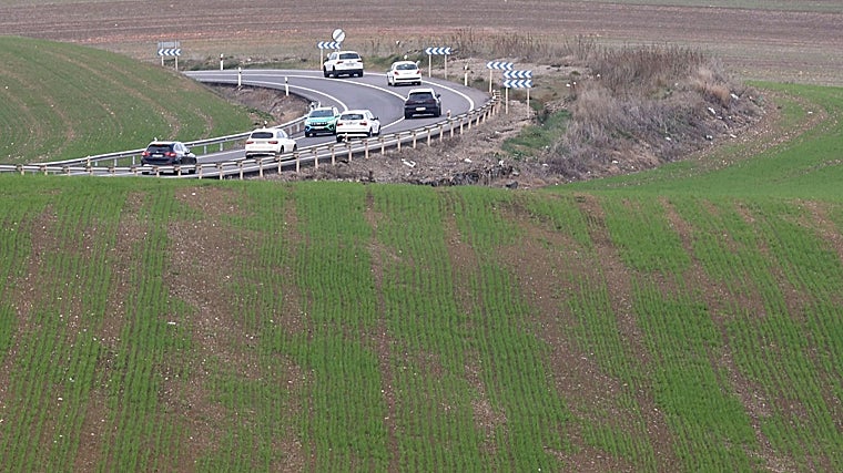 N-432 highway in Córdoba