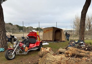 'El abuelo' de Pingüinos vuelve a ser el primer participante en instalarse en la concentración vallisoletana