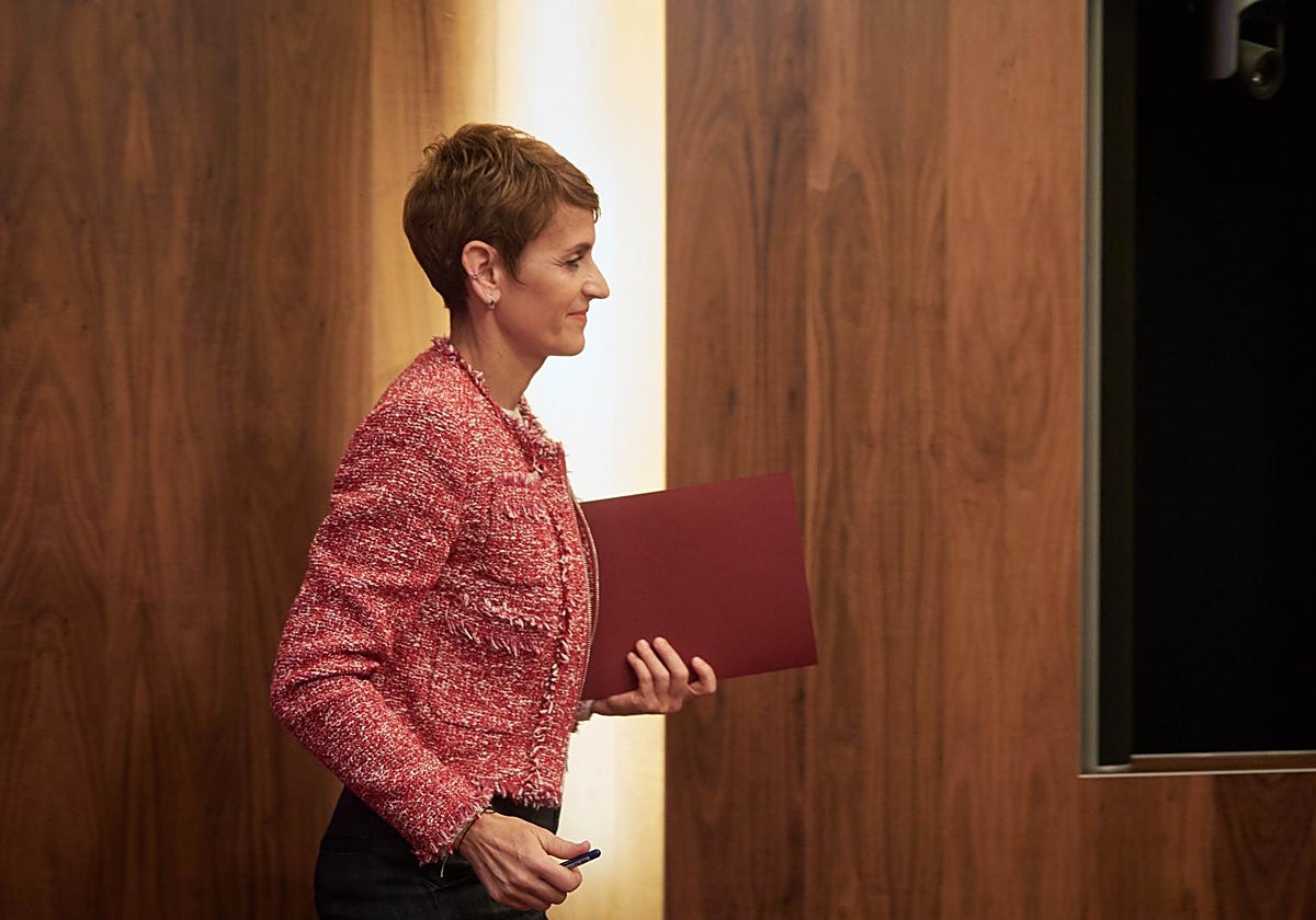 El vicepresidente navarro pidió a Chivite salir para no quedar «manchado» por el caso Cerdán