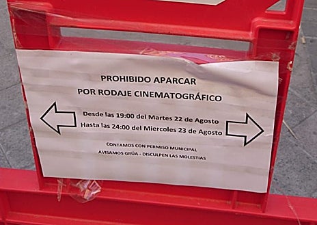 Imagen secundaria 1 - Imágenes de las restricciones de movilidad provocadas por varios rodajes