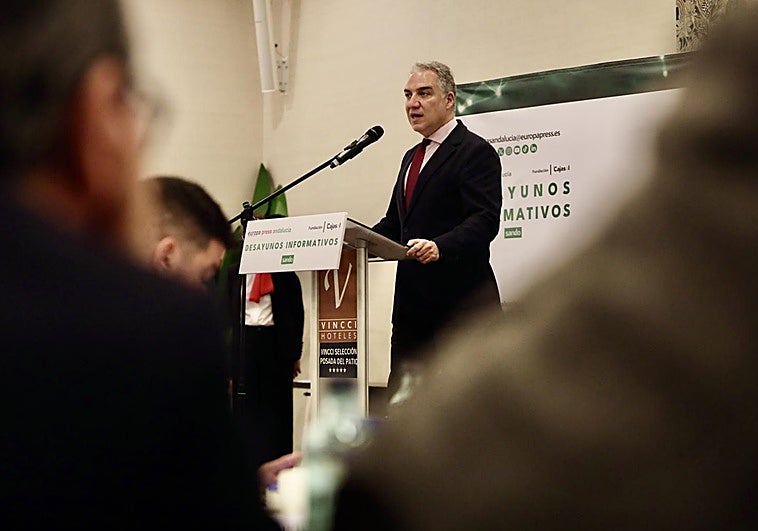 Bendodo, seguro de que Montero «no quiere ni de coña» ser la candidata del PSOE en Andalucía, pero «no le queda otra»